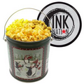 One Gallon Popcorn Tin - Penguins